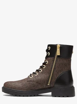 Alistair Signature Logo Combat Boot
