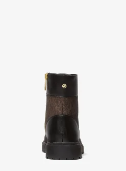 Alistair Signature Logo Combat Boot