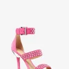 Amal Embellished Faux Suede Sandal