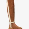 Asher Suede and Faux Shearling Boot