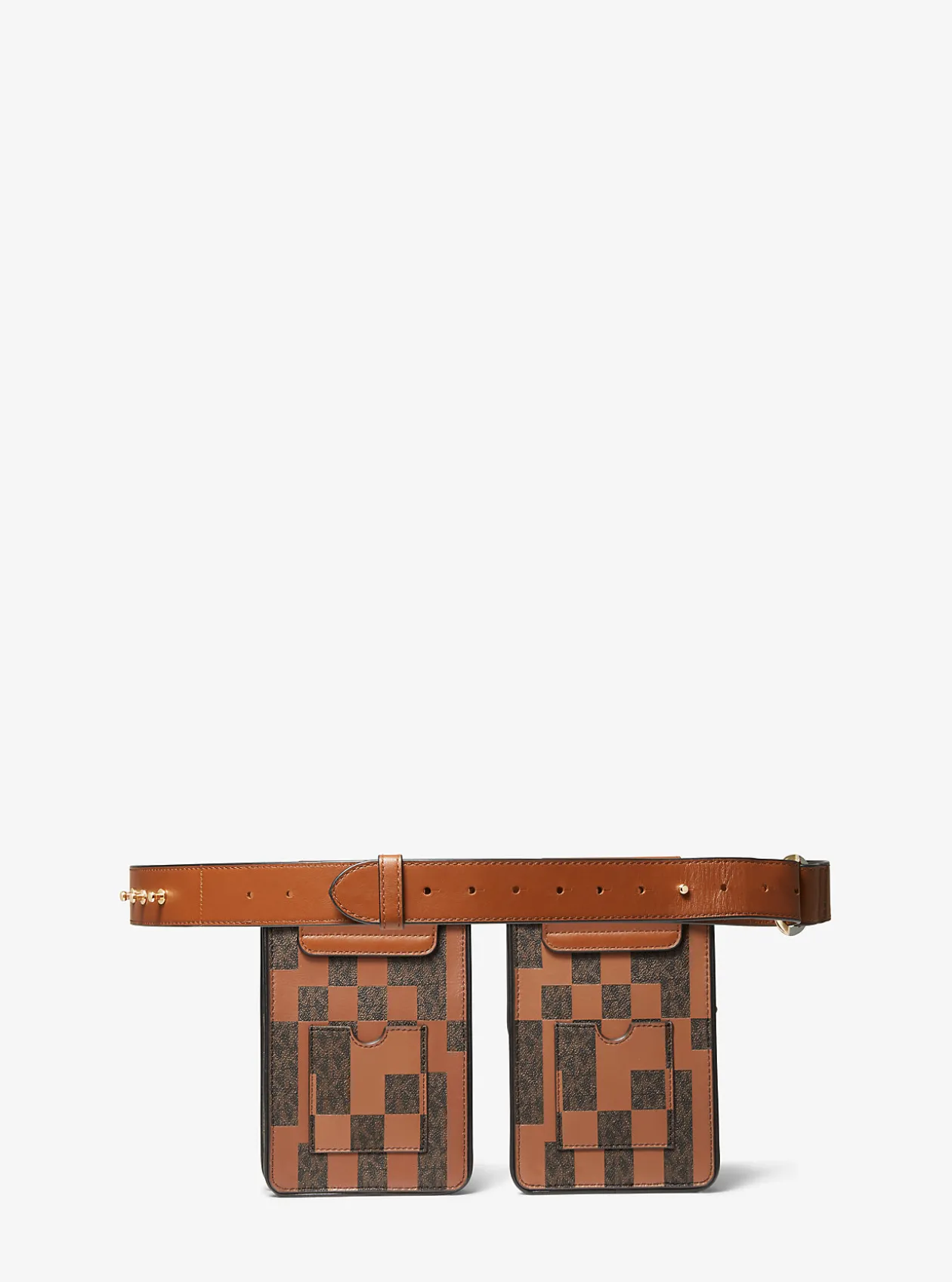 ASHYA X MICHAEL KORS Saga Signature And Leather Multi Bag