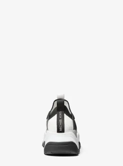Atlas Stretch Knit and Leather Trainer