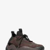 Atlas Stretch Knit and Suede Trainer