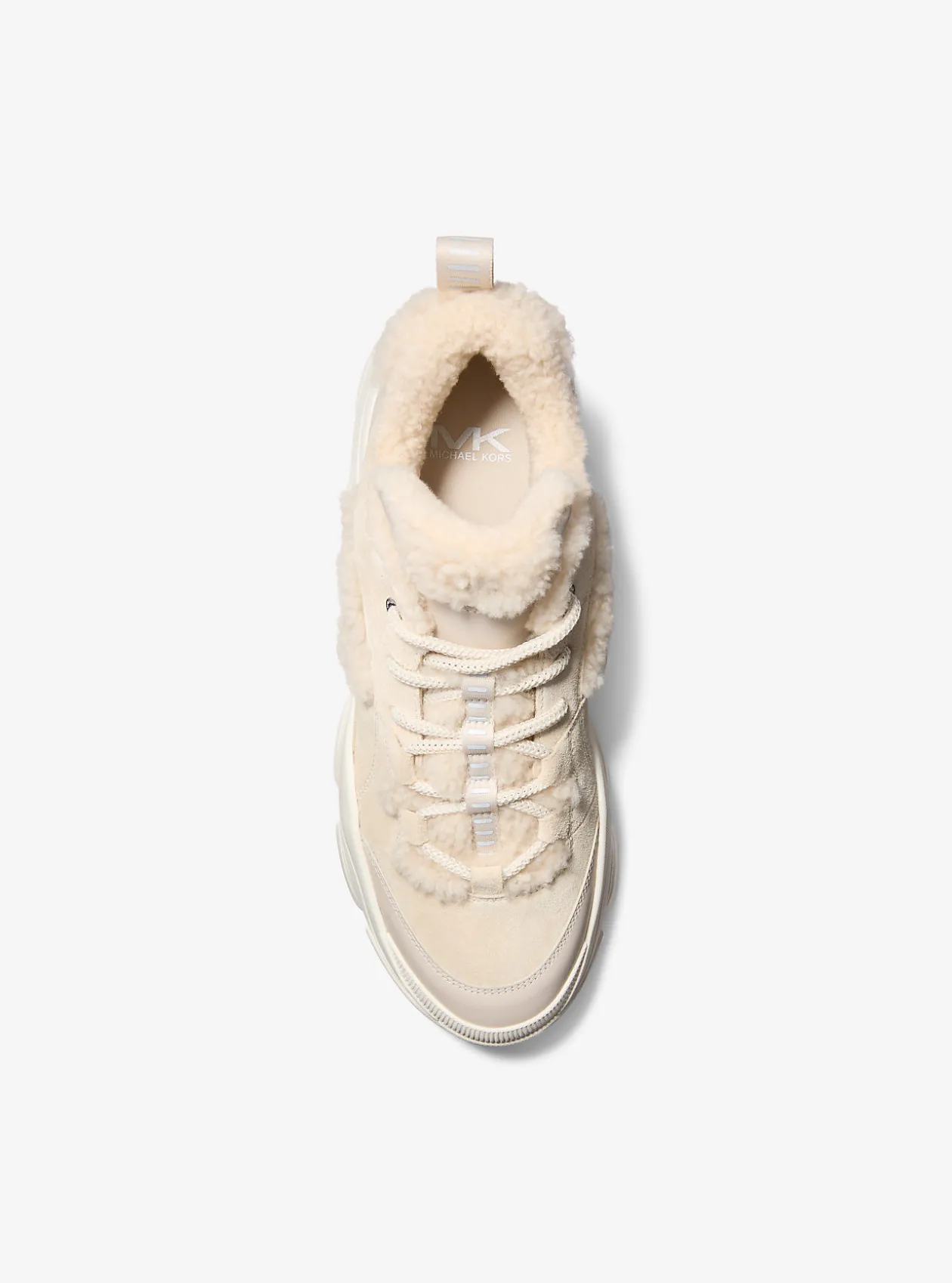 Atlas Suede and Shearling Trainer