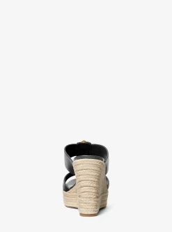 Bradley Leather Wedge Sandal
