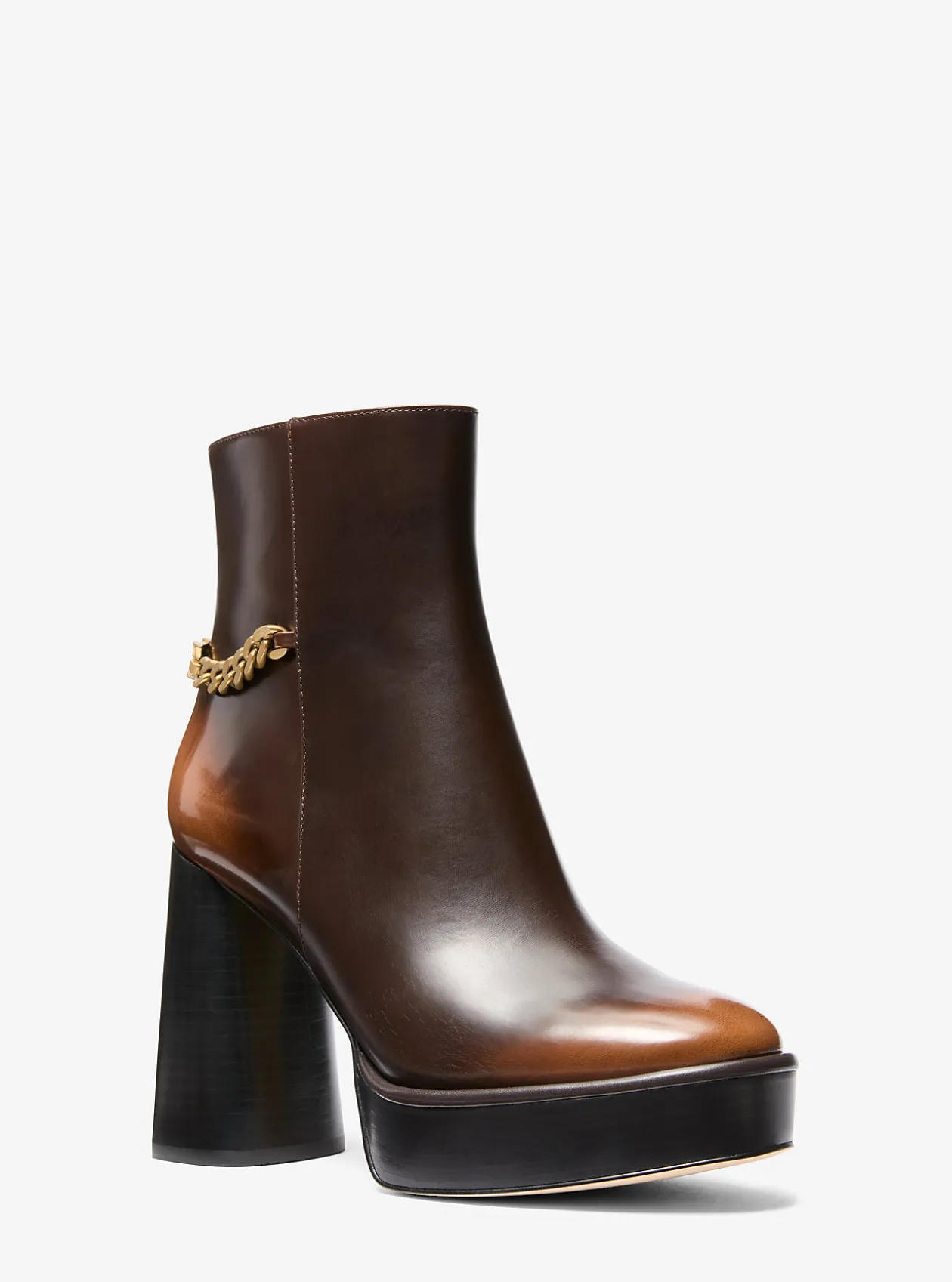 Carlisle Burnished Leather Platform Boot