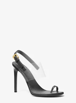 Catherine Leather and Vinyl Sandal