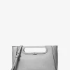 Chelsea Large Metallic Saffiano Leather Convertible Crossbody Bag