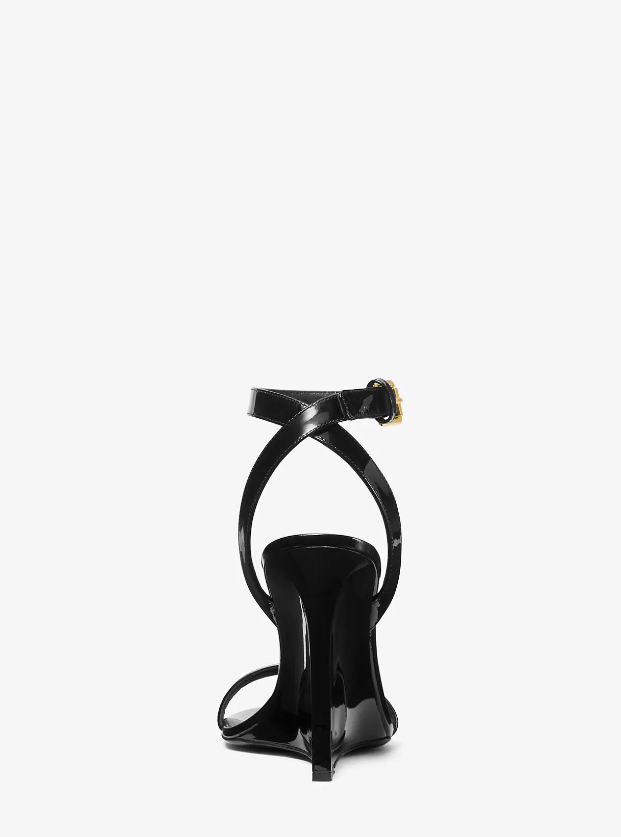 Claudia Patent Leather Wedge Sandal