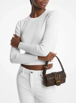 Colby Extra-Small Burnished Leather Shoulder Bag