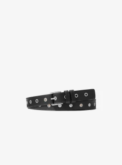 Colby Grommeted Leather Belt