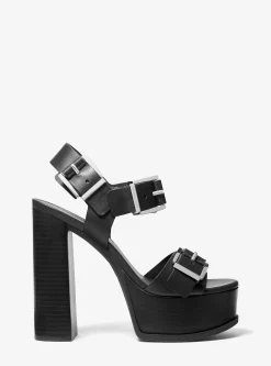 Colby Leather Platform Sandal