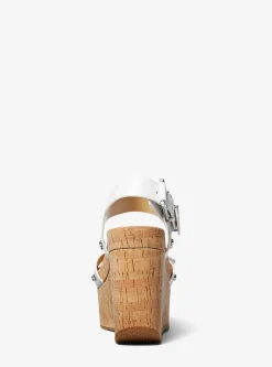 Colby Leather Wedge Sandal