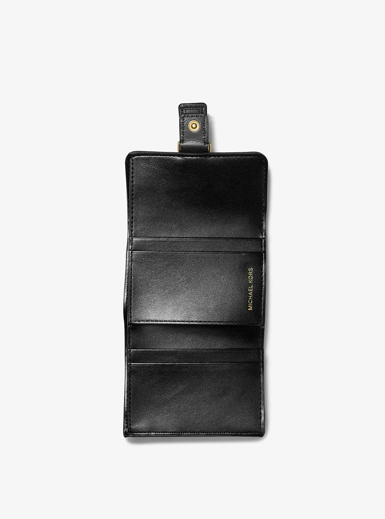 Colby Small Camouflage Print Calf Hair Tri-Fold Wallet