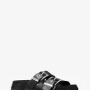 Colby Suede and Leather Flat Sandal