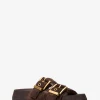 Colby Suede Flat Sandal