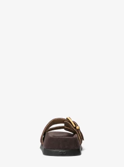 Colby Suede Flat Sandal