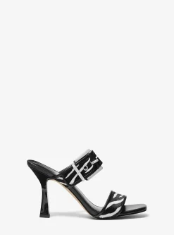 Colby Zebra Print Calf Hair Sandal