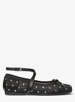 Collette Embellished Mesh Ballet Flat