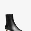 Cosmo Leather Kitten Boot
