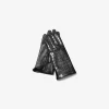 Crocodile Embossed Leather Gloves