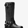 Crosby Grommeted Leather Moto Boot