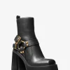 Crosby Leather Platform Moto Boot
