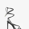 Dahlia Leather Lace-Up Sandal