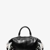 Darrington Small Crackled Leather Satchel