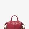 Darrington Small Crackled Leather Satchel