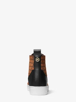 Edie Logo Knit High-Top Sneaker