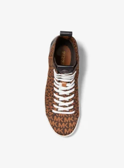 Edie Logo Knit High-Top Sneaker