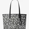 Eliza Extra-Large Leopard Logo Tote Bag