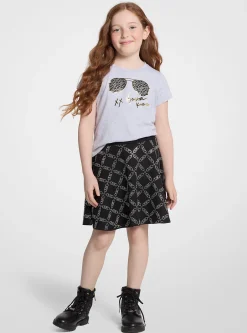 Embellished Empire Diamond Skirt