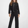 Embellished Stretch Knit Pants