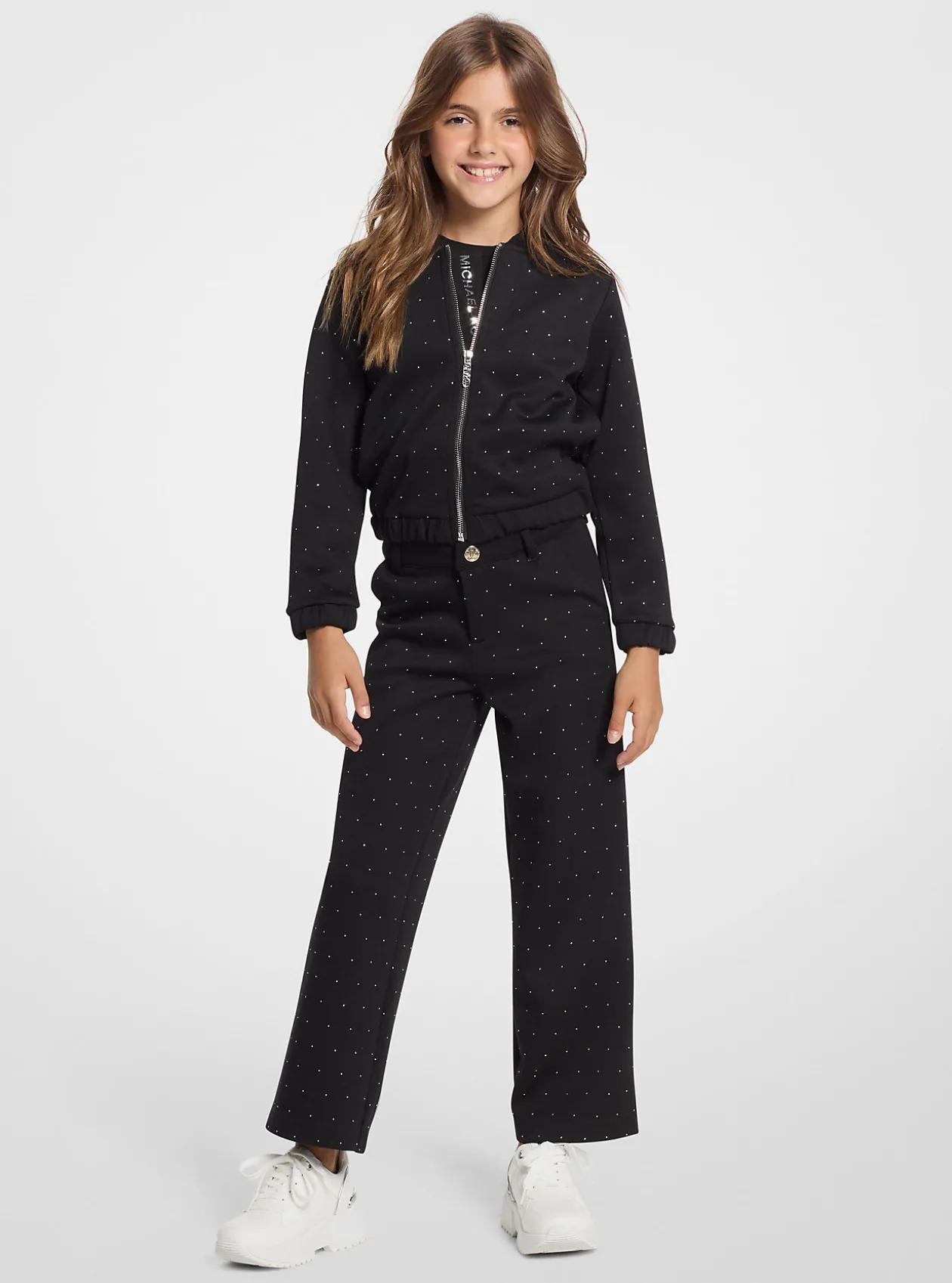 Embellished Stretch Knit Pants