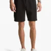 Embossed Logo Cotton Blend Shorts