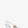 Emma Metallic Leather Slingback Pump