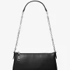 Empire Medium Leather Chain-Link Pochette