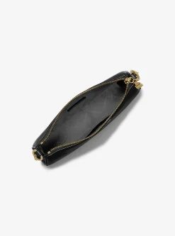 Empire Medium Leather Chain-Link Pochette