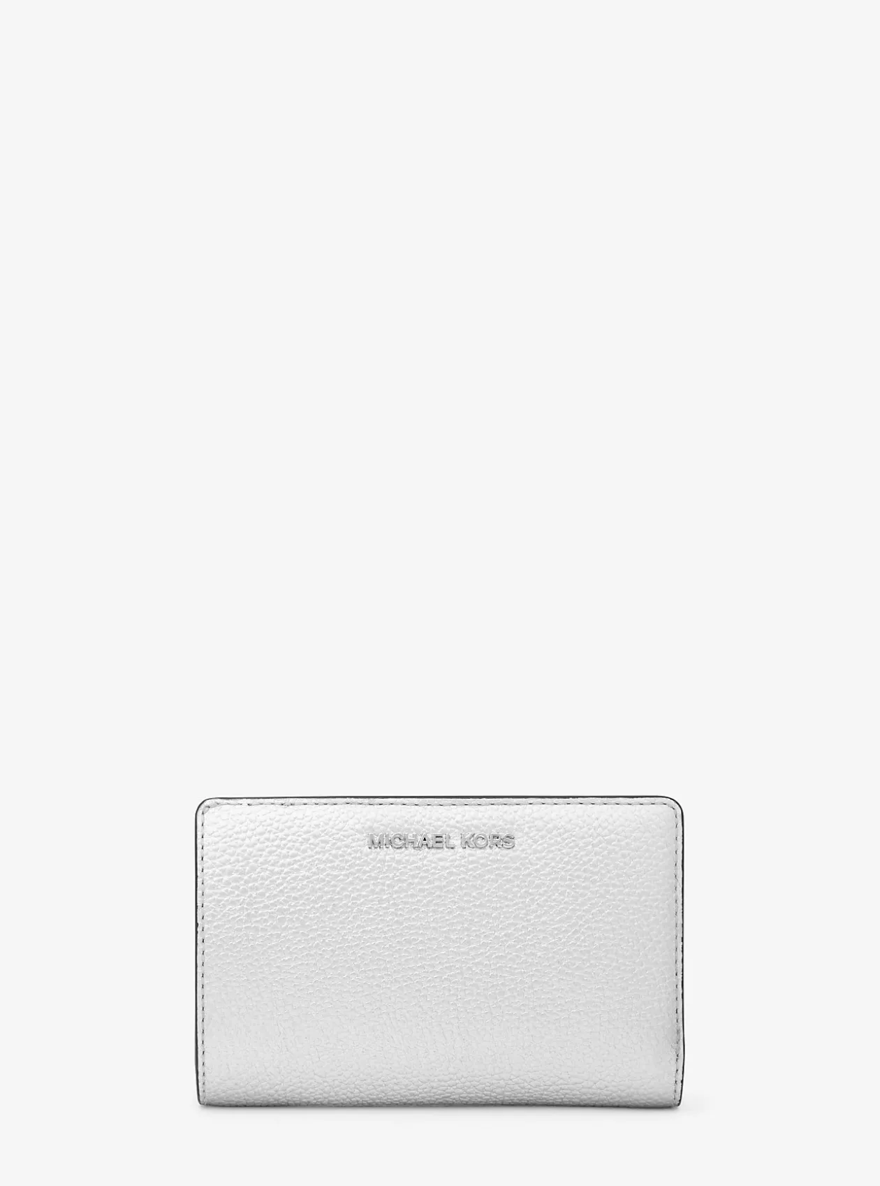 Empire Medium Metallic Pebbled Leather Wallet