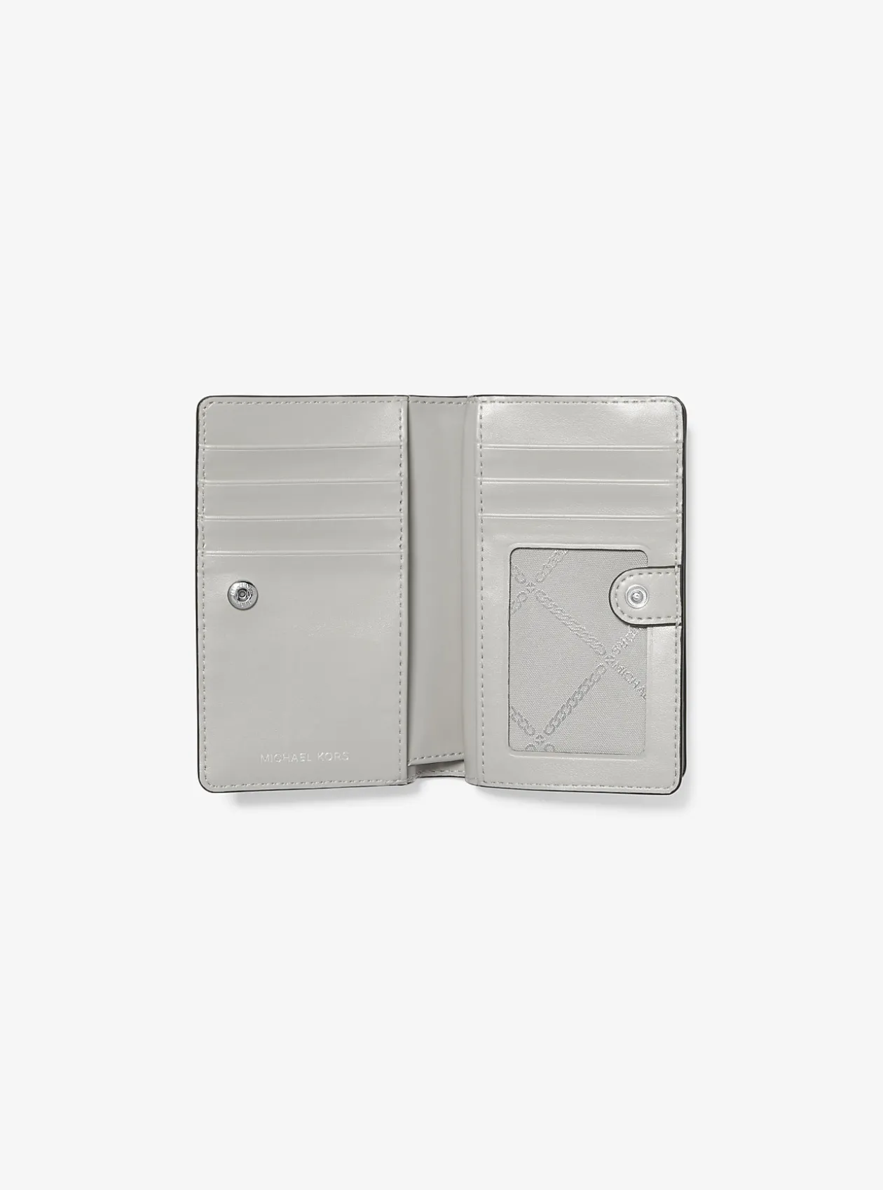 Empire Medium Metallic Pebbled Leather Wallet