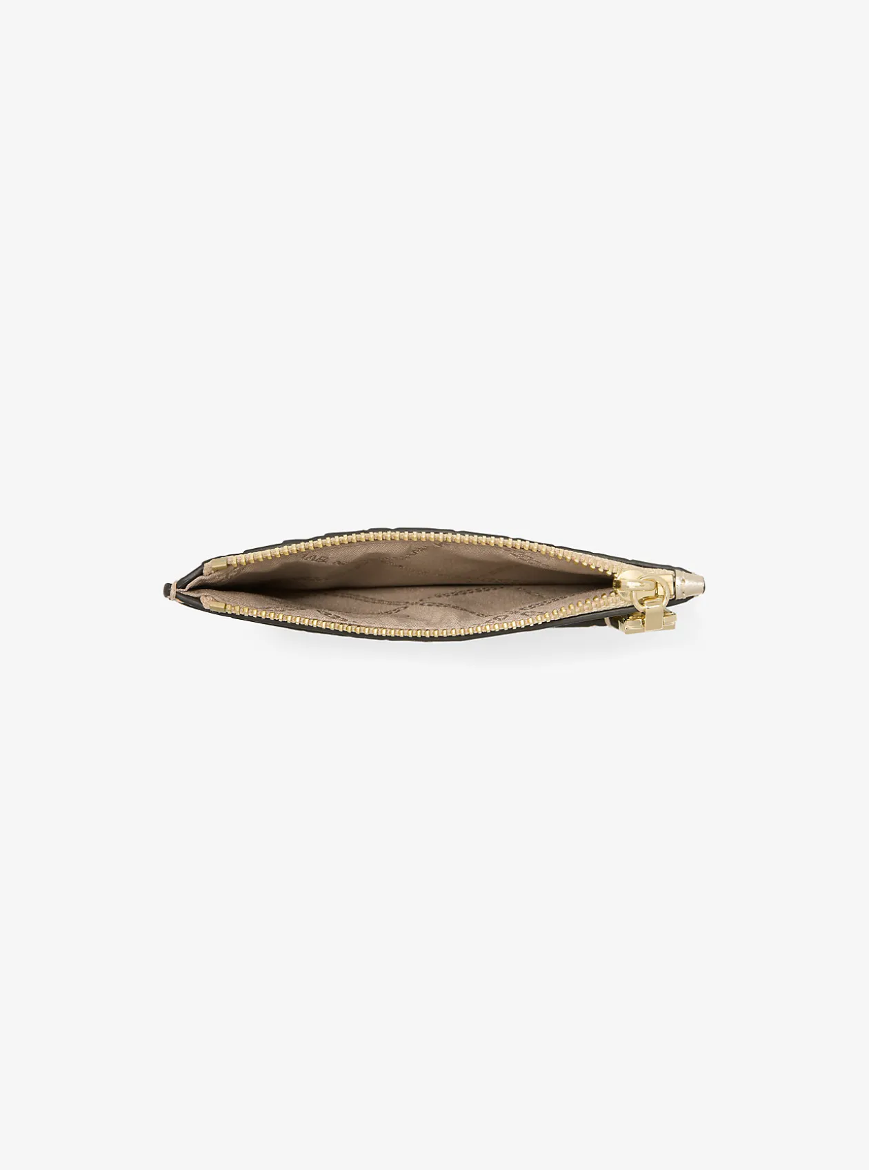 Empire Small Metallic Crocodile Embossed Leather Card Case