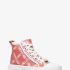 Evy Empire Logo Jacquard High-Top Sneaker
