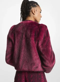 Faux Fur Cropped Jacket