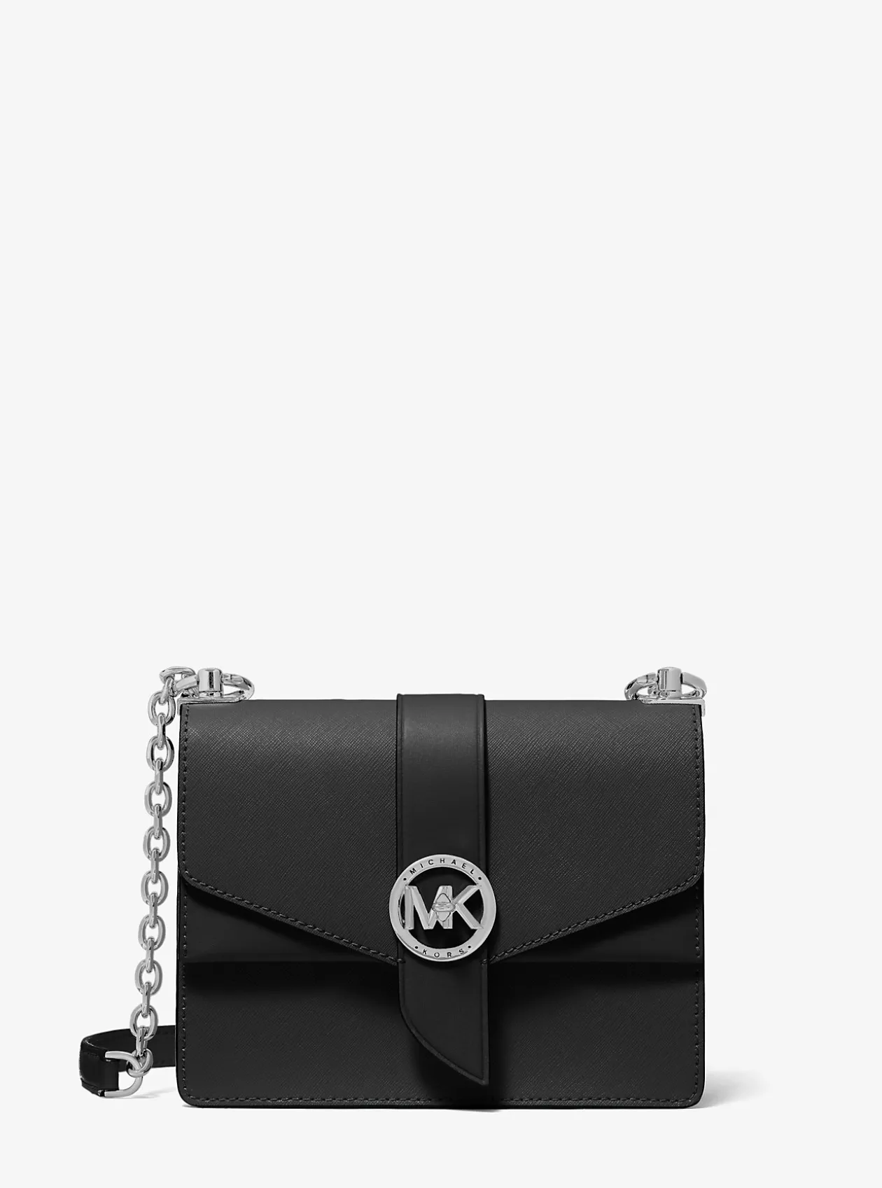Greenwich Small Saffiano Leather Crossbody Bag