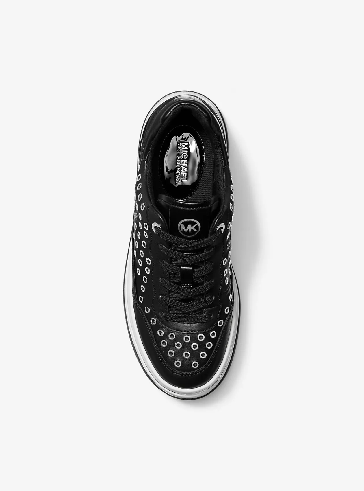 Hayes Grommeted Leather Platform Sneaker