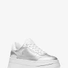 Hayes Metallic Leather Platform Sneaker