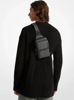 Hudson Empire Monogram Sling Pack