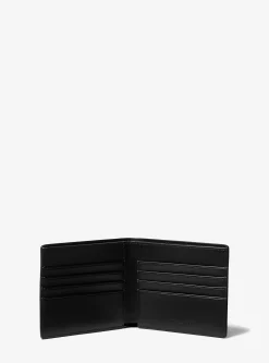 Hudson Pebbled Leather Slim Billfold Wallet